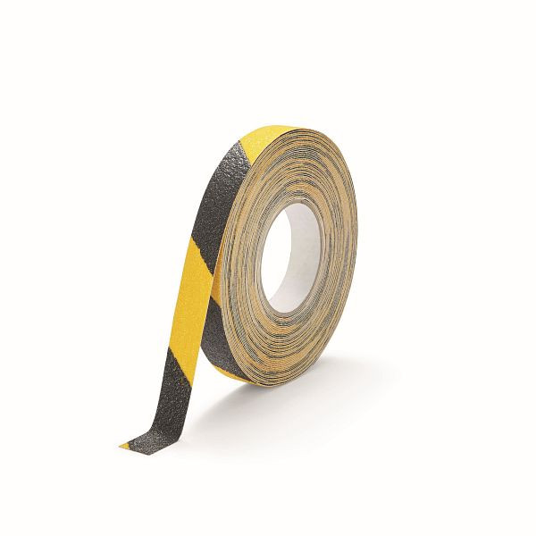 Ruban antidérapant DURABLE DURALINE GRIP+ 15 mx 25 mm noir-jaune, 1095130