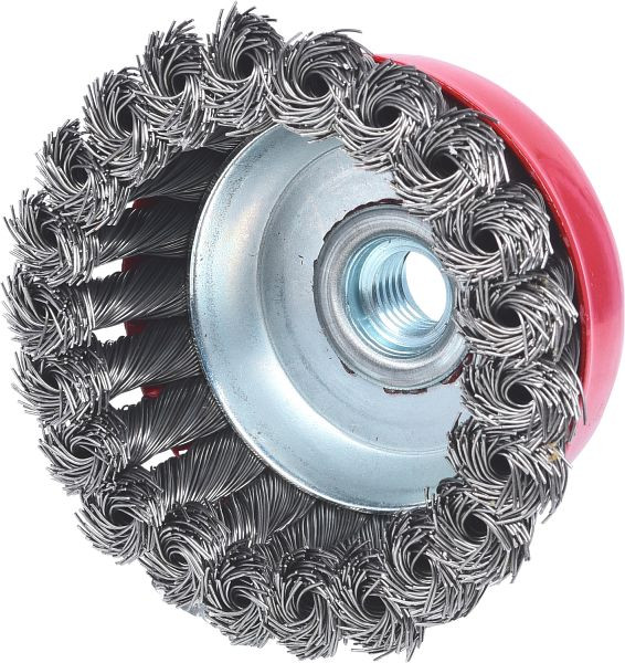 KS Tools brosse boisseau en fil d'acier 0,5 mm, diamètre 90 mm, 340.0024