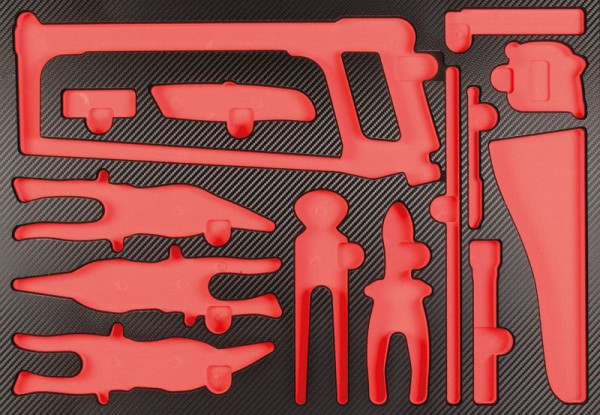 Plaquette Projahn ProForm vide pour outils de coupe / mesure, 5999-18E