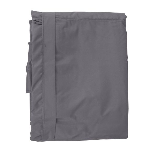 Couverture de rechange Mendler 370x300cm pour pavillon de pergola de toit HWC-C42 3,5x3,5m, gris, 58366