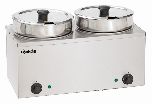 Bartscher Bain Marie Hotpot, 2x casserole, 6,5 l, 606065