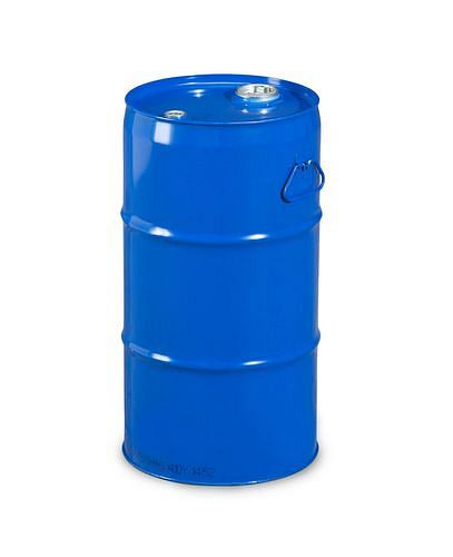 Fût à bonde acier DENIOS, 60 litres, intérieur peint, agrément ONU, 266-146