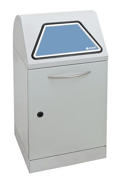 tri des déchets contondants Modul-Vario 45, gris clair, conteneur intérieur galvanisé, 45 litres, 625-045-0-2-735