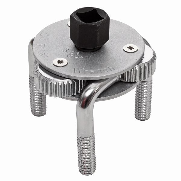 Clé pour filtre à huile 3 bras Bahco, magnétique, Ø 55-72 mm, 1/2" + 3/8", BE65R106160