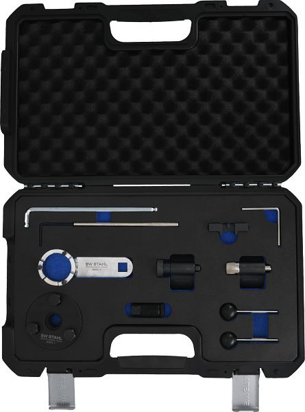 Jeu d'outils de réglage moteur SW-Stahl, VAG, pour travaux de réparation sur moteurs 1,2, 1,5, 1,6, 1,9 et 2,0 litres VAG TDI, 26357L