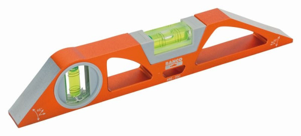 Niveau à bulle Bahco 250mm 45°+30° Bords Alu Précision ±0.5mm/m 466-250