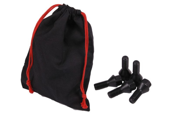 Sachet de boulons de roue Eichner, noir, UE : 100 pièces, 9219-00677