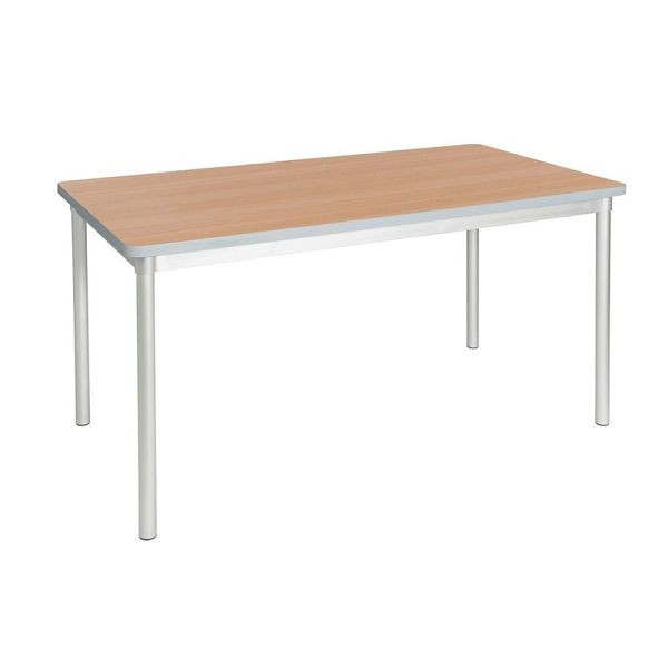 Table à manger d'intérieur rectangulaire effet bouleau Gopak Enviro 1400mm, GE966