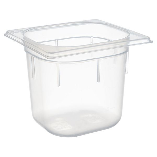 Bac APS GN 1/6, 17,6 x 16,2 cm, profondeur : 150 mm, polypropylène, 2,2 litres, 82140