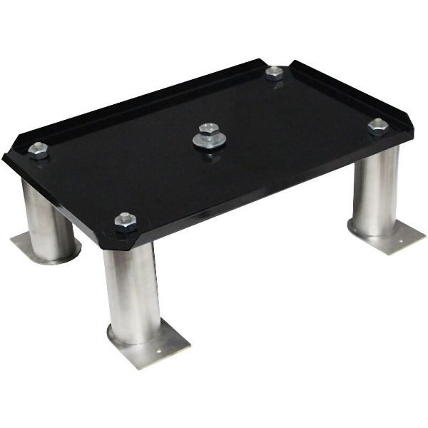 ScanProDesign Safepost trépied 300 A avec pieds en acier inoxydable à visser, 96031