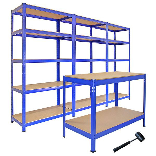 Monster Racking T-Rax étagère de rangement bleu 90 cm B, 10658