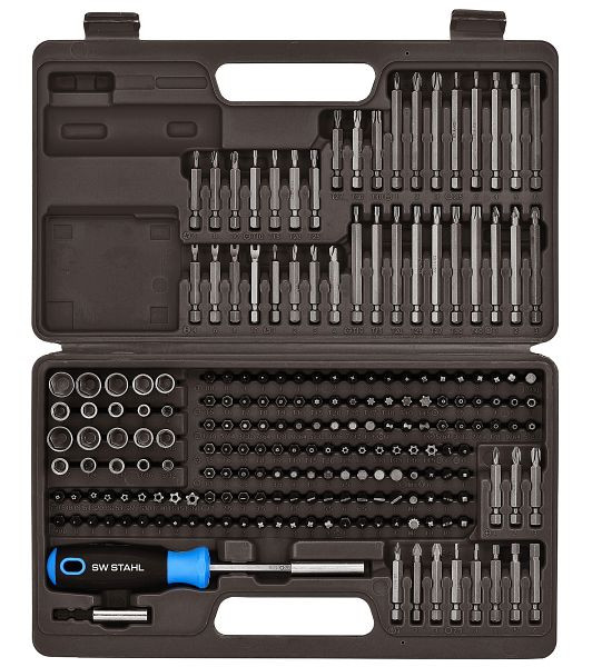 Assortiment d'embouts en acier SW, 1/4", 208 pièces, 04141L
