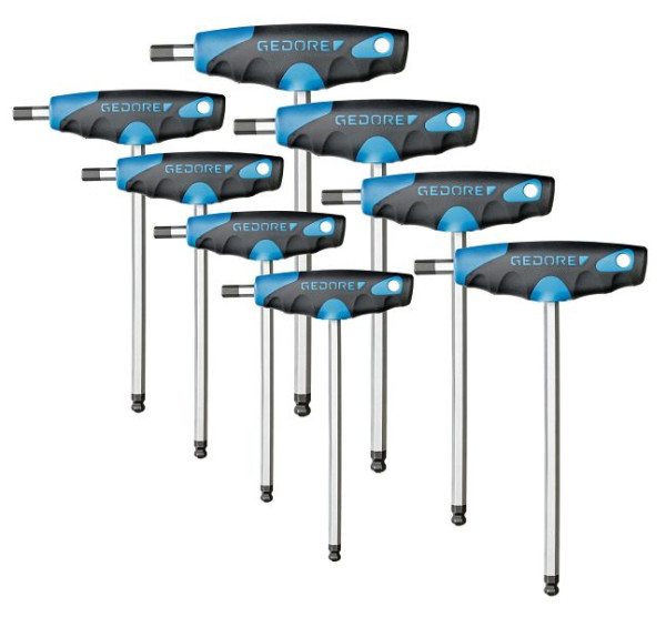 Jeu de tournevis coudés GEDORE, 8 pièces, 3037371