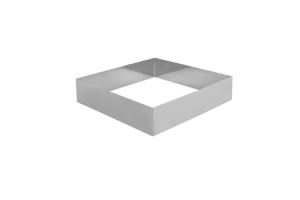 Cercle à gâteau Schneider "Carré", 22 x 22 x 5 cm, acier inoxydable, 155373