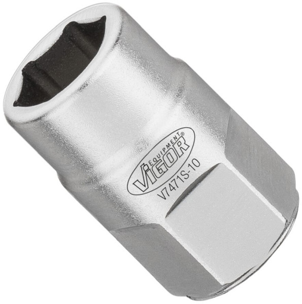 Clé à douille VIGOR, courte, 10 mm, V7471S-10