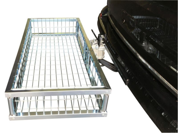 Porte-bagages arrière gris Berger & Schröter avec attache rapide pliable, 31720