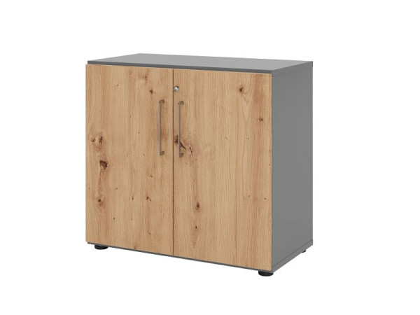 Armoire Hammerbacher 2OH 928T2 graphite/chêne noué, V928T2/G/R/BS
