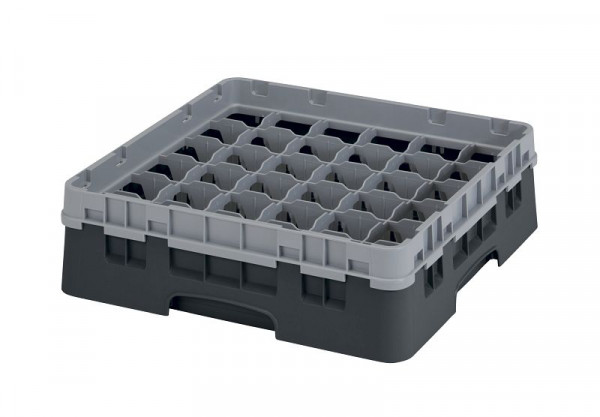 Panier de lavage Cambro 36 compartiments Camrack® 9,2 cm Noir, VE: 5 pièces, 36S318110
