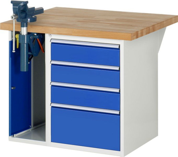 Etabli RAU série 7000 - modèle 7510-2, L1000 x P900x H840 mm, base système L1000 x P850 x H800 mm, 03-7510A2-109B4S.11