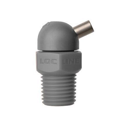 Loc-Line Hochdruckdüse CD 1/4", D=1,6mm, L=6,4mm, a=72° grau, L72061G