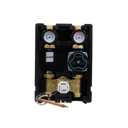 Groupe motopompe de circuit de chauffage Environ EcoMix avec mélangeur à trois voies, tête thermostatique à capillaire cardiaque 40-70°C, ENECO002HR2504070ECOS