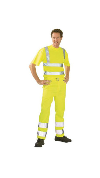 Pantalon haute visibilité Planam, jaune uni, taille 50, 2012050