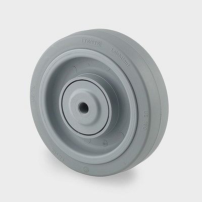 Roue TENTE-ROLLEN, roue Ø 200 mm, capacité de charge 400 kg, avec petit pare-fil, UFX200x46-12