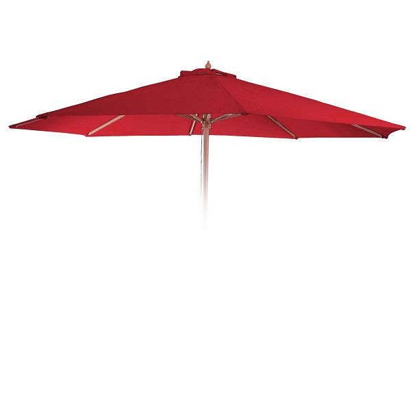 Housse de rechange Mendler pour parasol Florida, housse de rechange pour housse de parasol, Ø 3,5m polyester 8 lattes, bordeaux, 81655