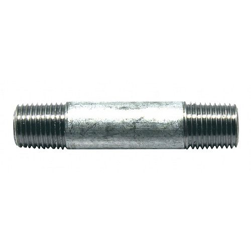 Mamelon de rallonge AEROTEC 60 mm x G1 / 4 pouces galvanisé, 501060060