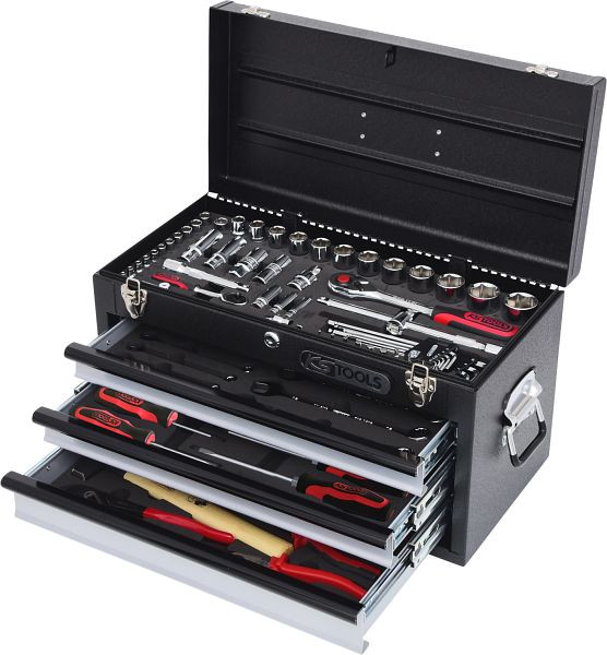 KS Tools 1/4"+1/2" CHROMEplus jeu d'outils universels, 99 pièces, 918.0200