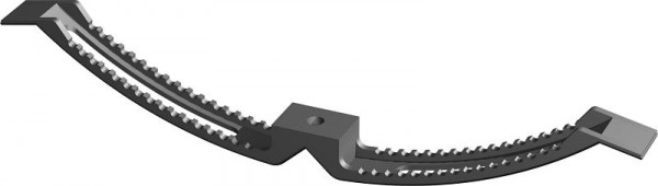 serre-câble double geramöbel à monter sous le plateau de table, noir, 4 pieds Pro, N-05Z06