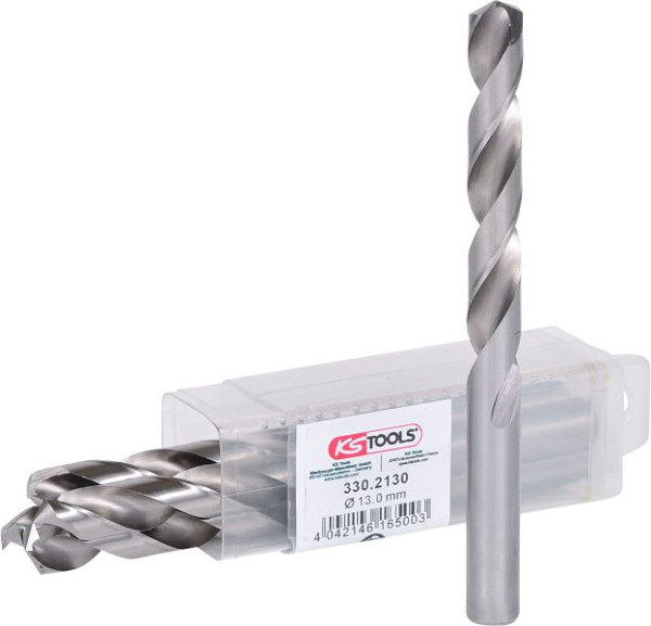 KS Tools Foret hélicoïdal HSS-G, 13 mm, lot de 5, 330.2130