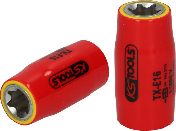 KS Tools Douille Torx E 1/2" avec isolation de protection, E12, 117.2355