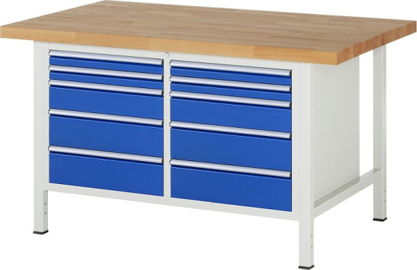 Etabli RAU série 8000 - modèle 8480, L1500 x P900 x H840-1040 mm, 13-8480A2-159B4H.11