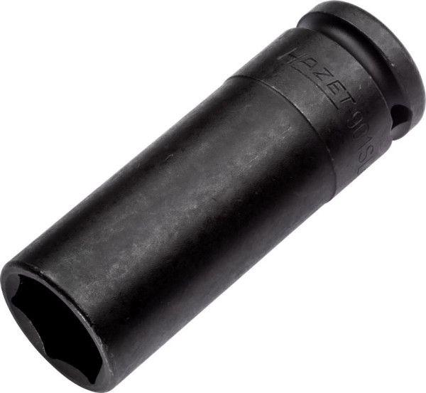 Hazet Impact Machine Tournevis Douille, Hexagonal, Carré Creux 12,5 mm, 21 mm, Assemblage de Roue, Extra Fin, Long, 901SLG-21