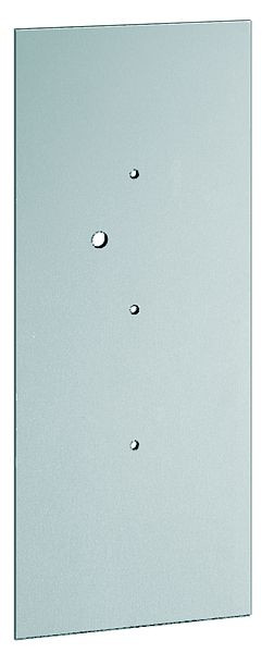 Plaque de montage TCS argent anodisé naturel pour PAK07-08 H413xL170 mm, ZAM1104-0010