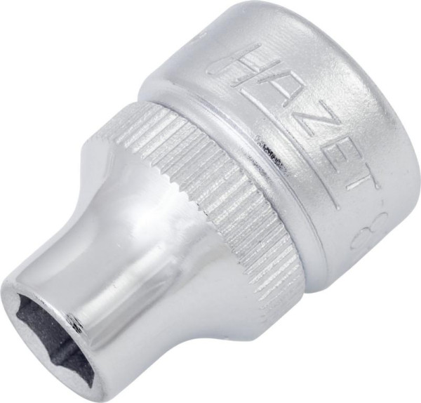 Douille Hazet, Bi-Hex, Carré creux 10 mm (3/8"), Profil de traction double hexagonal extérieur, 1/4", 880A-1/4