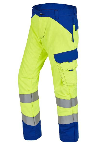 Pantalon ROFA 2381, taille 64, couleur 235-jaune lumineux-bleu grain, 4552381-235-64