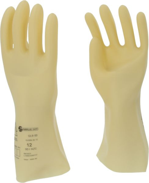 KS Tools Gant de protection pour électricien avec isolation de protection, taille 12, classe 00, blanc, 117.0050
