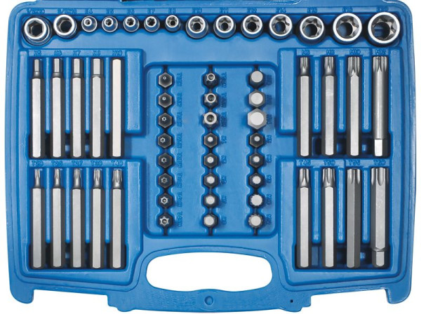 Assortiment d'embouts en acier SW, 3/8", 56 pièces, 04475L