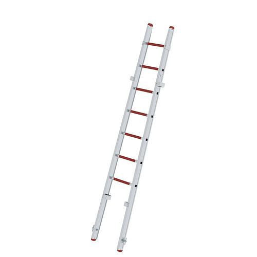 Krause partie supérieure de l'échelle en aluminium, 7 échelons, partie d'échelle B, 305096