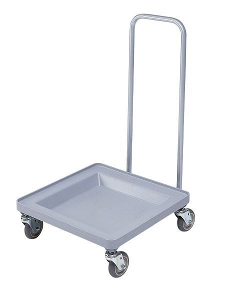 Modèle Cambro Camdolly® Economy avec poignée chromée gris doux, CDR2020H151