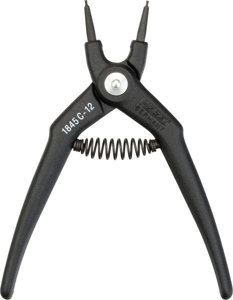 Pince pour circlips Hazet, Type droit (Forme C) pour circlips internes, Longueur : 140 mm, Poids net : 0,06 kg, 1845C-12