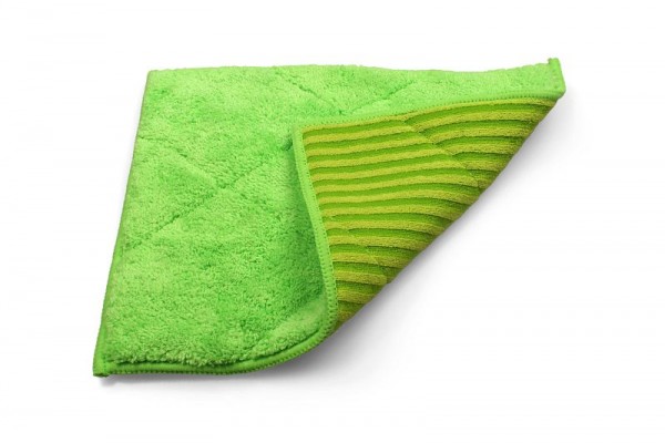 De Witte chiffon à récurer en bambou 25 x 20 cm vert, PU: sachet de 5 pièces, 460.500.520