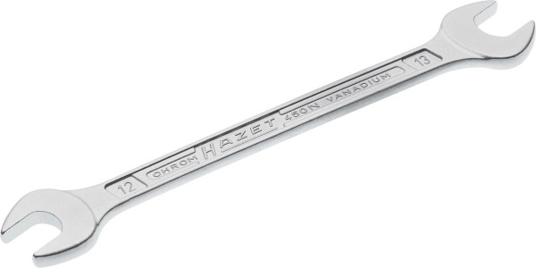 Clé à fourche double Hazet, profil hexagonal extérieur, 12 x 13 mm, 450N-12X13