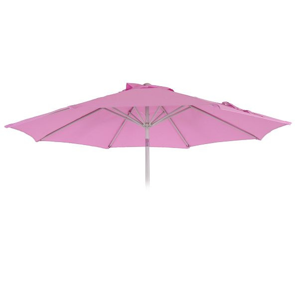 Housse de rechange Mendler pour parasol N18, housse de rechange pour parasol, Ø 2,7m tissu/textile 5kg, lilas, 81639