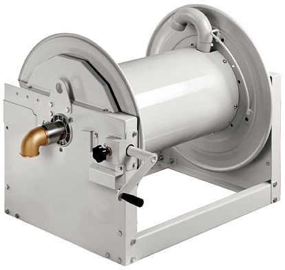 Enrouleur de tuyau Ebinger HMI 700, boîtier en acier peint, tuyau max. 45m - 2 "(63mm OD), boîtier en acier peint, 20bar / 90 ° C, 6.700.230.690