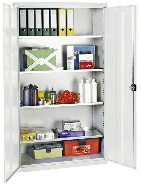 armoire à outils et matériaux émoussés série 3000, 7035/7035, 4 étagères à plateaux partout, 3008007