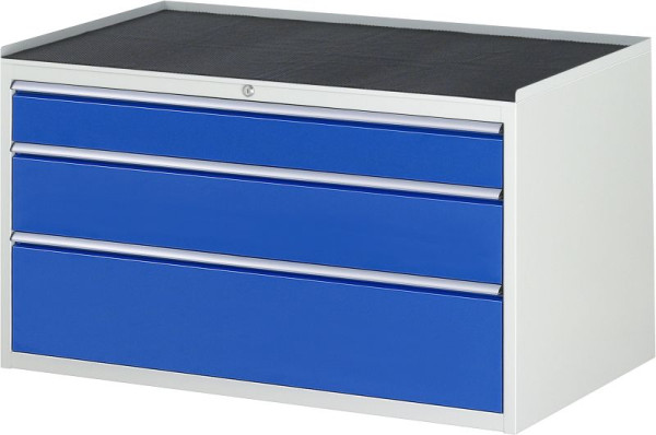 Armoire à tiroirs RAU série 7000, L1145xP650xH645mm, tiroirs : 1xH120, 1xH180, 1xH240mm, support métallique, 03-XXL3.16A-MT.11