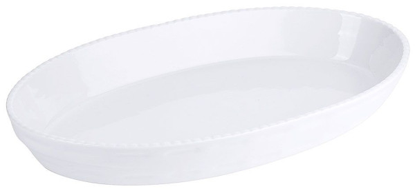 Plat à pâtisserie Contacto en porcelaine blanche, 36,0 x 22,0 x H5,0 cm, 2755/360